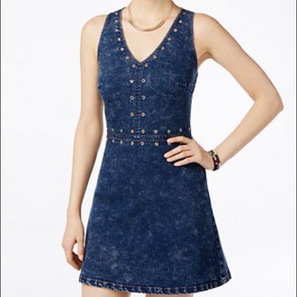 Marilyn Monroe denim cowgirl dress stretch L